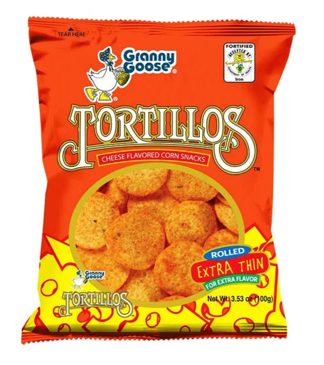 Granny Goose Tortillos 100g | 2 Flavor
