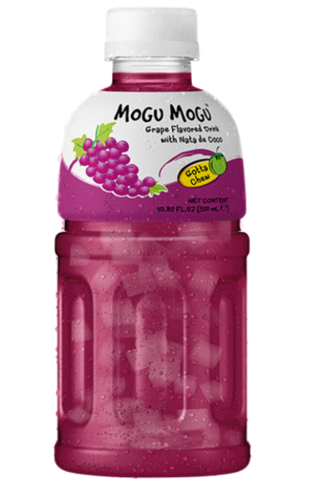 Mogu Mogu Fruit Drink With Nata De Coco - 6 Flavours