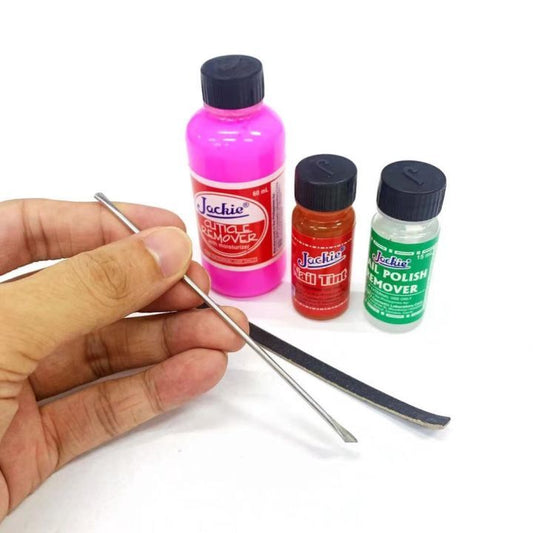 5in1 Nail Manicure Set Acetone Merthiolate Cuticle Remover