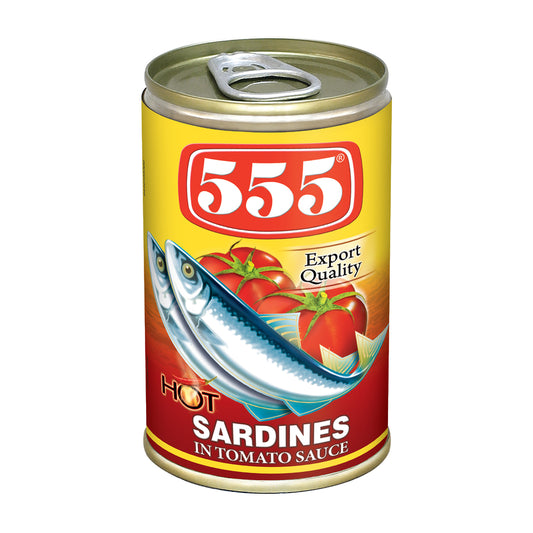 555 Sardines in Chilli Tomato Sauce 155g