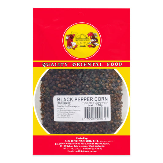 D & P Black Pepper Corn 100g