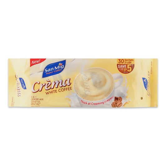San Mig 3-1 Coffee Crema 25g x 30 sachets