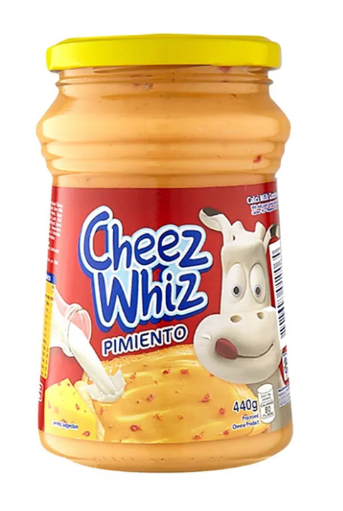 Kraft Cheese Whiz Pimiento 440g