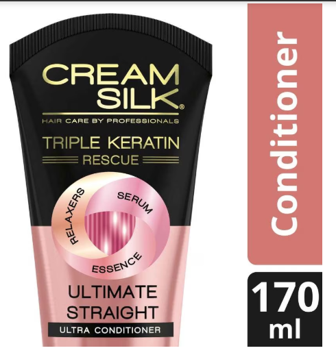 Creamsilk Conditioner 170ml triple keratin Ultimate Straight