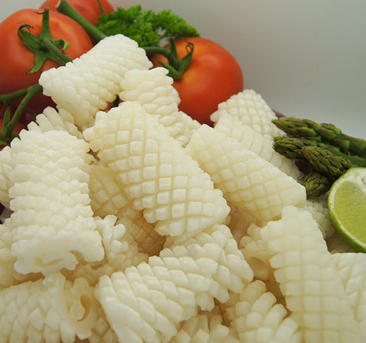 SEA TREASURE SQUID PINEAPPLE CUT 500G