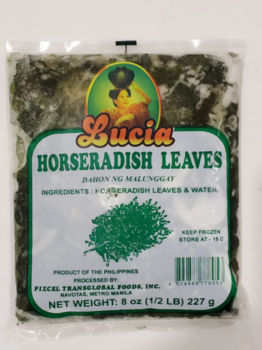 Lucia Horseradish Leaves (Dahon ng Malunggay) 227g